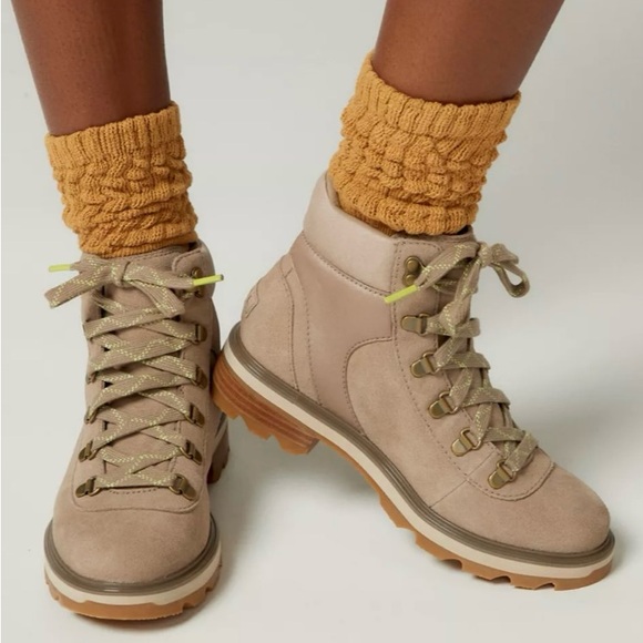 Sorel Lennox Hiker STKD Boot Sz 11 Color Beige Waterproof  NWT - Picture 1 of 11